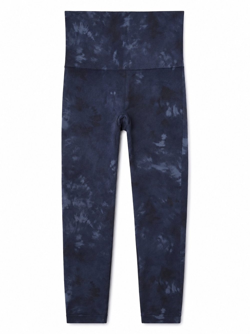 SPANX Navy Gray Tie-Dye High-Waist Ankle Leggings New Medium - Picture 1 of 6